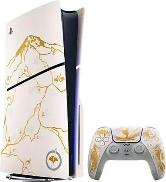 Sony PlayStation 5 Slim (PS5 Slim) Ghost of Yotei Gold Limited Edition, Bild 8