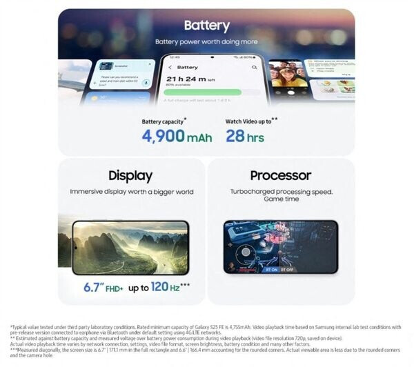 Samsung Galaxy S25 FE 256GB Navy, Bild 19