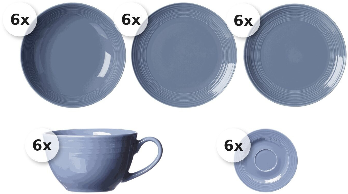 Ritzenhoff & Breker Flirt by R&B Kaffee- und Tafelservice 30 tlg. Levi blau ab 202,83 € (Oktober 2026)