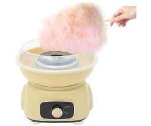 easybuy Zuckerwattemaschine Set 500W 3 Sekunden Schnell Erhitzen Gelb für Kinder Familien Party