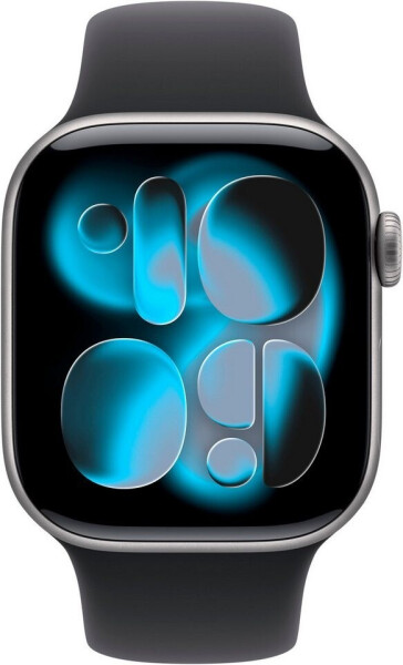 Apple Watch Series 11 GPS 42mm Aluminium Space Gray Sport Band Black S/M, Bild 2