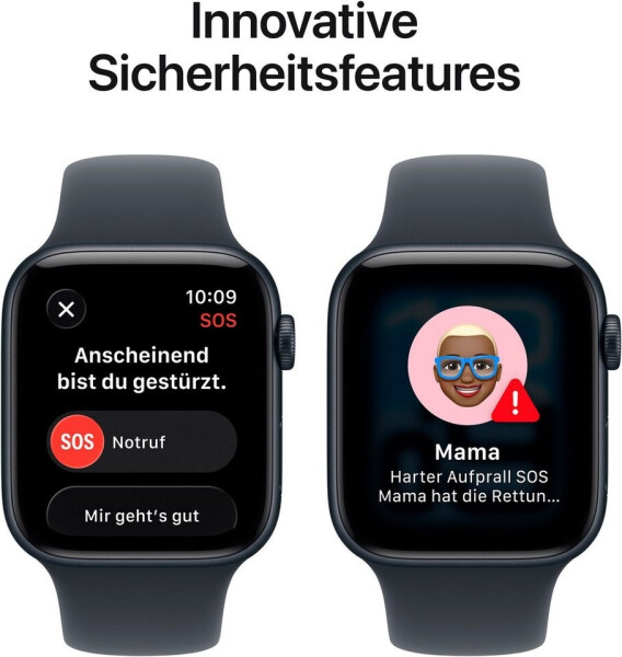 Apple Watch SE 3 GPS 44mm Midnight Sport Band Midnight M/L, Bild 7