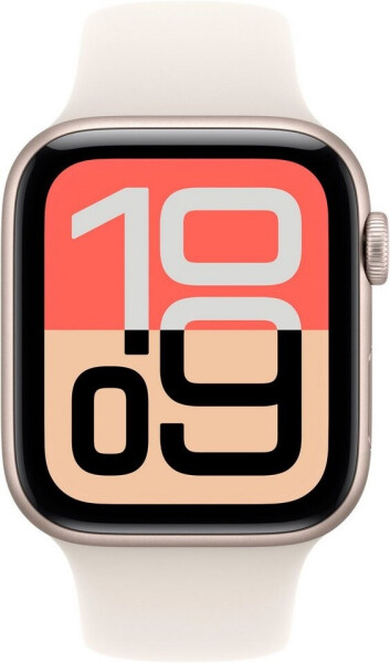 Apple Watch SE 3 5G 44mm Starlight Sport Band Starlight M/L, Bild 2
