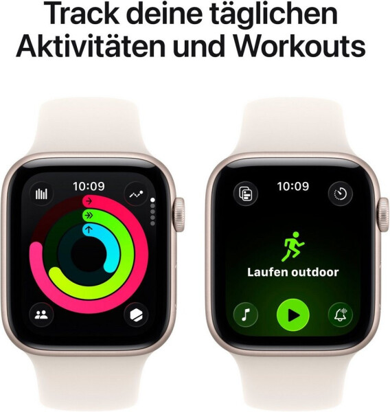 Apple Watch SE 3 5G 44mm Starlight Sport Band Starlight M/L, Bild 6