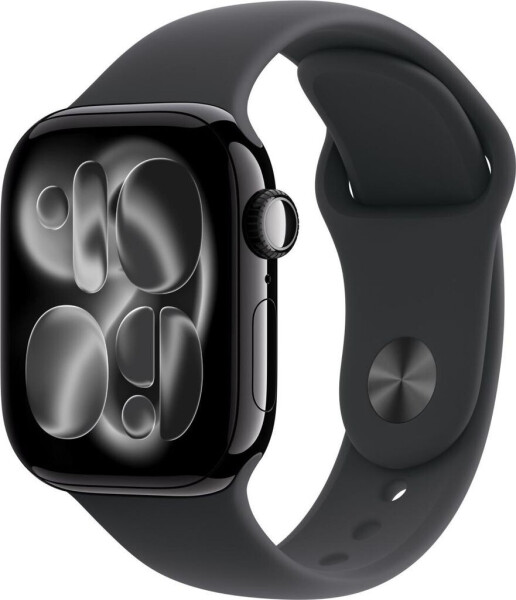 Apple Watch Series 11 5G 42mm Aluminium Jet Black Sport Band Black M/L