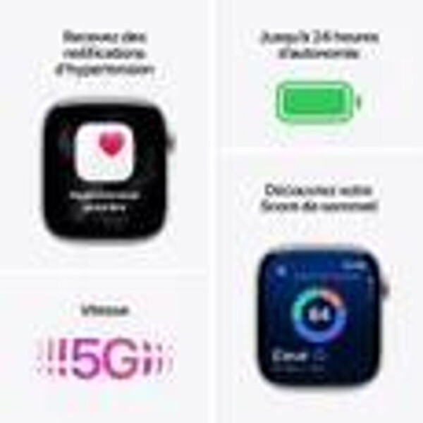 Apple Watch Series 11 5G 42mm Aluminium Jet Black Sport Band Black M/L, Bild 3