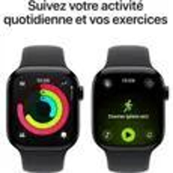 Apple Watch Series 11 5G 42mm Aluminium Jet Black Sport Band Black M/L, Bild 4