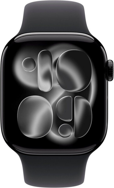 Apple Watch Series 11 GPS 42mm Aluminium Jet Black Sport Band Black M/L, Bild 2