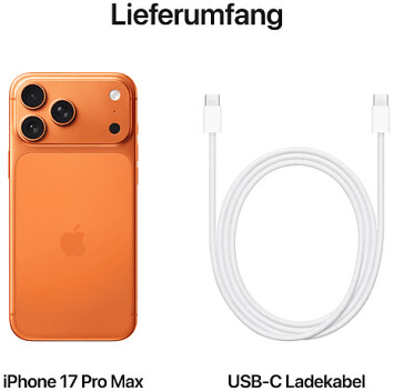 Apple iPhone 17 Pro Max 2000GB Cosmic Orange, Bild 15