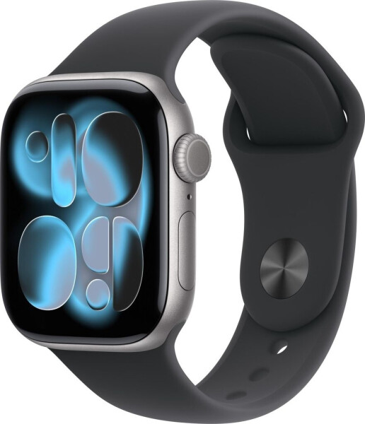 Apple Watch Series 11 5G 42mm Aluminium Space Gray Sport Band Black S/M