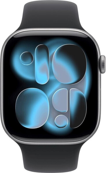 Apple Watch Series 11 5G 42mm Aluminium Space Gray Sport Band Black S/M, Bild 2
