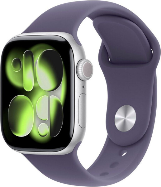 Apple Watch Series 11 5G 42mm Aluminium Silver Sport Band Purple Fog S/M
