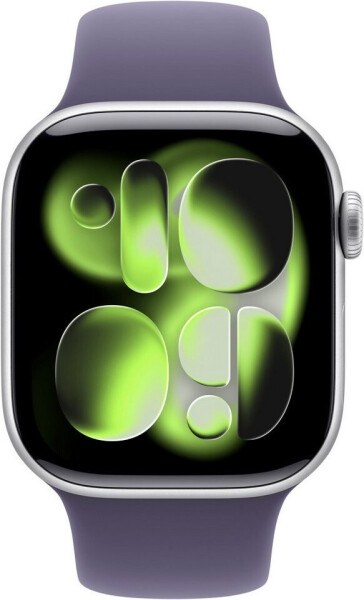 Apple Watch Series 11 5G 42mm Aluminium Silver Sport Band Purple Fog S/M, Bild 2