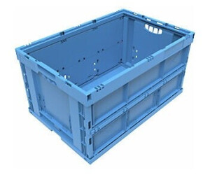 kaiserkraft Faltbox aus Polypropylen Volumen 65 l Ausführung geschlossen blau ohne Deckel stapelbar ab 42,47 € (Oktober 2026)