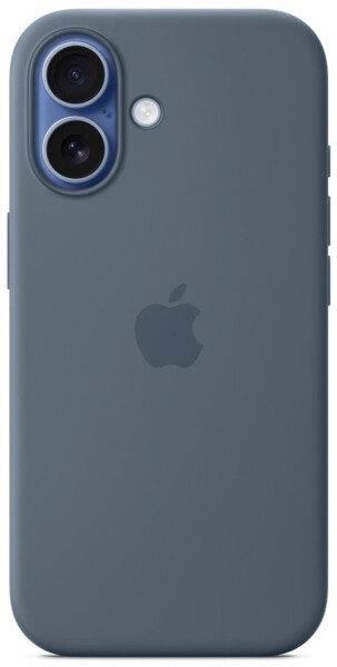 Apple iPhone 17 Silikon Case mit MagSafe Maritimblau
