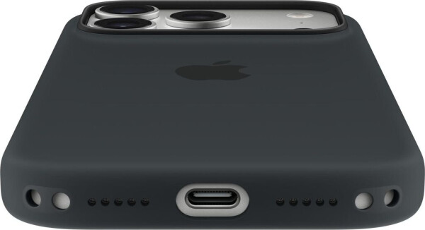 Apple iPhone 17 Pro Silikon Case mit MagSafe Schwarz, Bild 3