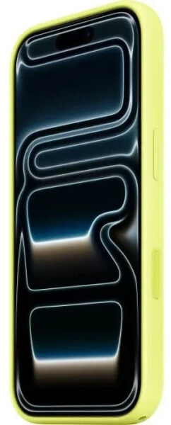 Apple iPhone 17 Pro Silikon Case mit MagSafe Neongelb, Bild 5