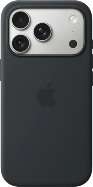 Apple iPhone 17 Pro Silikon Case mit MagSafe Mitternacht, Bild 6