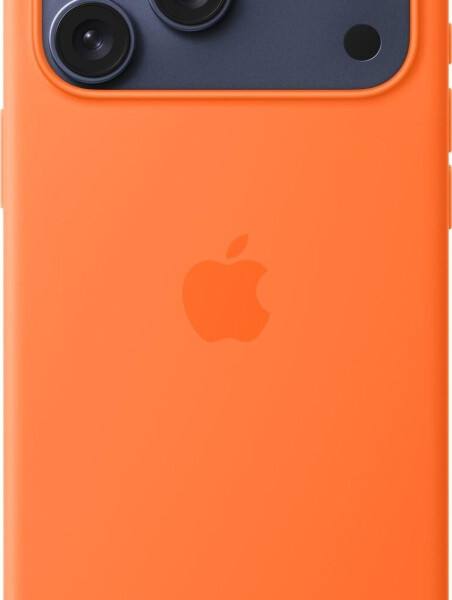 Apple iPhone 17 Pro Max Silikon Case mit MagSafe Orange, Bild 4