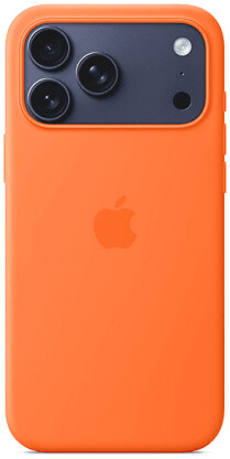 Apple iPhone 17 Pro Max Silikon Case mit MagSafe Orange, Bild 7