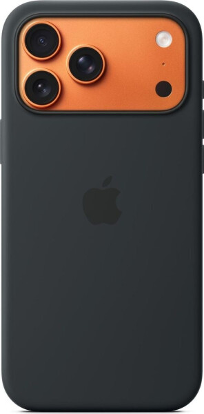 Apple iPhone 17 Pro Max Silikon Case mit MagSafe Schwarz