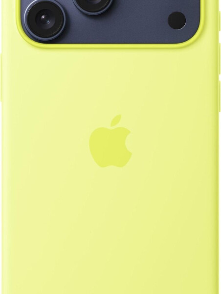 Apple iPhone 17 Pro Max Silikon Case mit MagSafe Neongelb, Bild 5