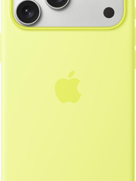 Apple iPhone 17 Pro Max Silikon Case mit MagSafe Neongelb, Bild 6