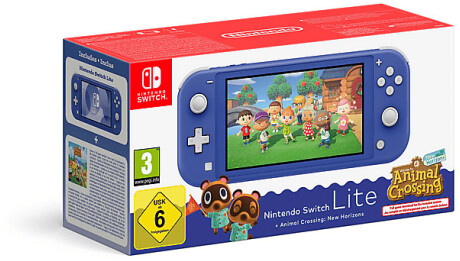 Nintendo Switch Lite blau inkl. Animal Crossing: New Horizons (ohne Nintendo Online), Bild 2