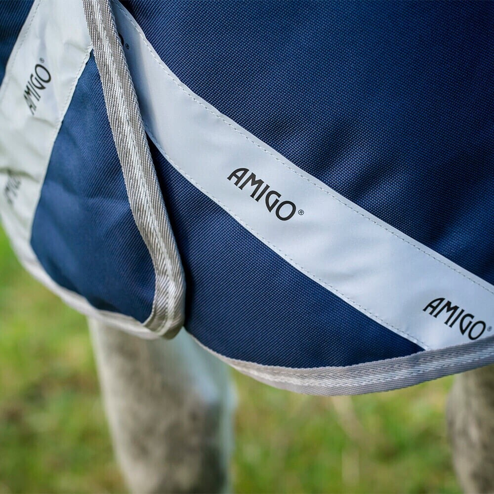 Horseware Amigo 1200D FieldSafe Plus Turnout 0g Navy/Titanium Grey ...