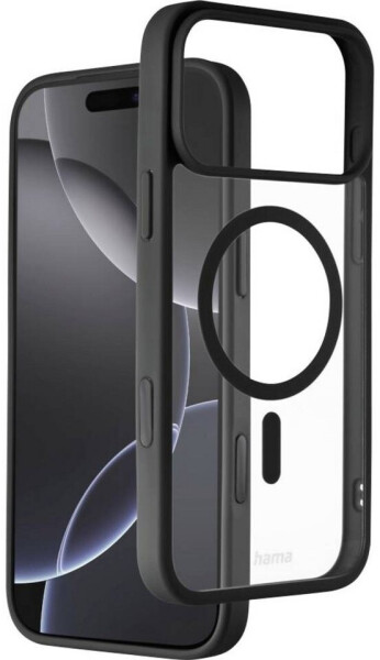 Hama Frame Protect Case iPhone 17 Pro Max Transparent-Black