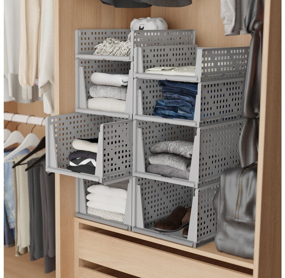 Relaxdays Schrank Organizer im 3er Set Grau ab 33,59 € (Oktober 2026)