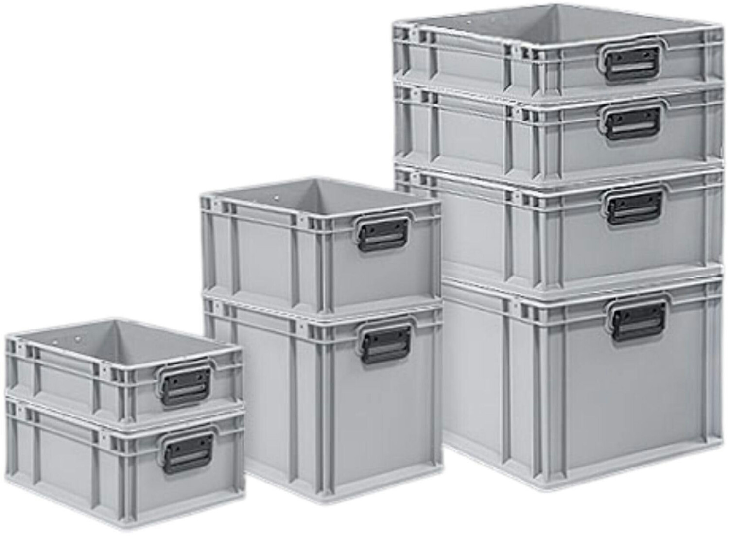 PROREGAL Eurobox NextGen Seat Box Rot - 65 Liter Transportbox Mit Sitzfunktion