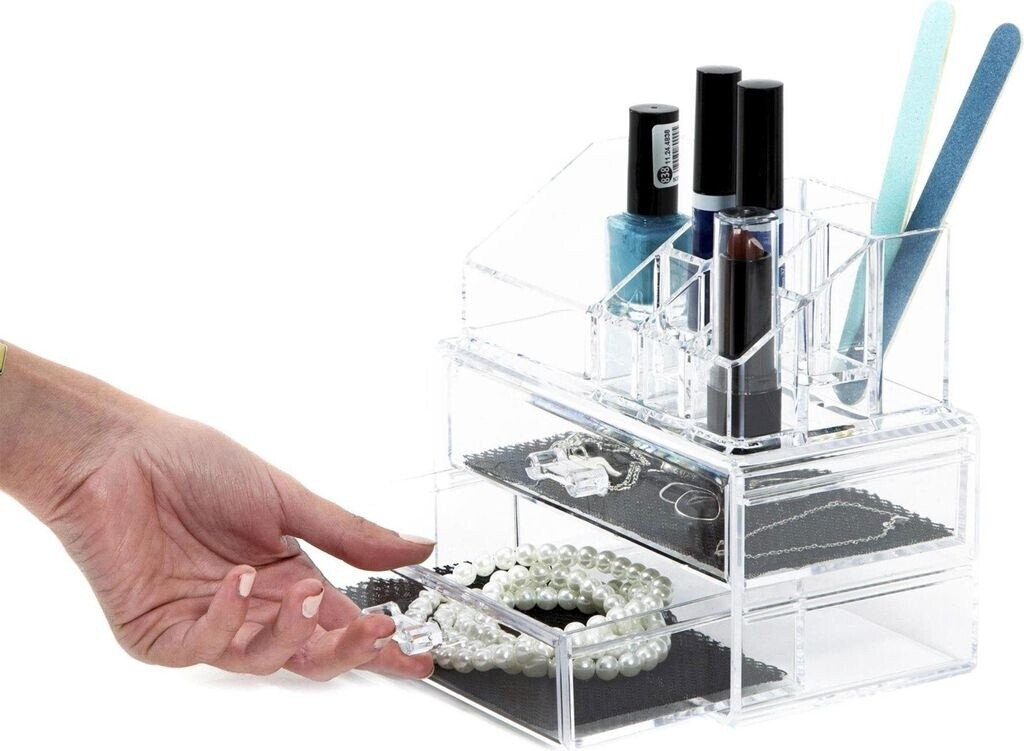 Compactor Kosmetik-Organizer 2 Schubladen transparent ab 13,99 ...