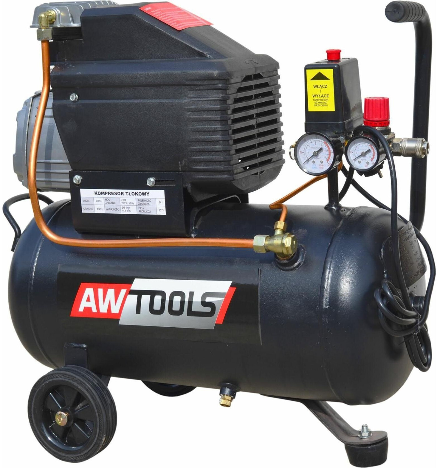 Aw Tools AWTOOLS OIL COMPRESSOR FL-50L CAPACITY 245l (8 Bar 50 l) ab ...