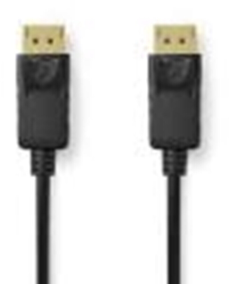 Konig DP Male/Male 8K 60 Hz Gold-Plated Cable (2 m) Black