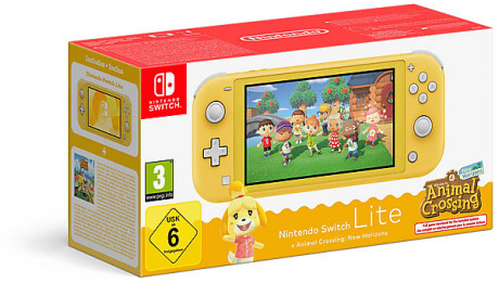 Nintendo Switch Lite gelb inkl. Animal Crossing: New Horizons (ohne Nintendo Online), Bild 2