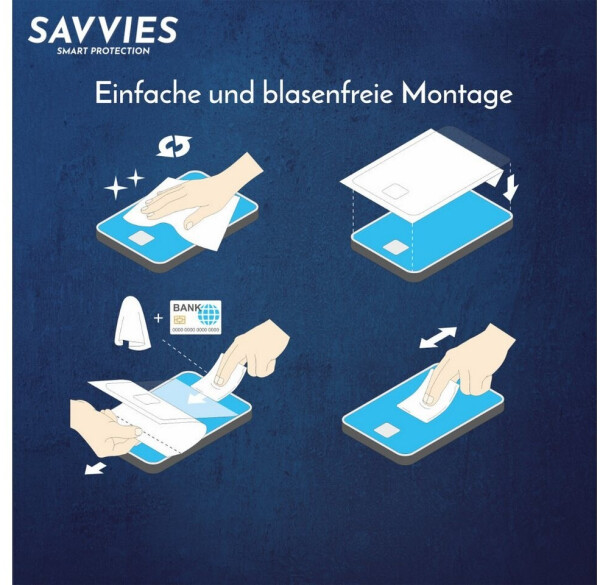 Savvies Displayschutzfolie Schutzfolie für Apple iPhone 17 (NUR Kameraschutz), 18 Stück, Displayschutz Schutz Folie Klar Transparent, Bild 7