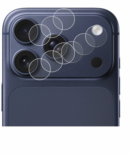 Savvies Displayschutzfolie Schutzfolie für Apple iPhone 17 Pro (NUR Kameraschutz), 18 Stück, Displayschutz Schutz Folie Klar Transparent, Bild 2