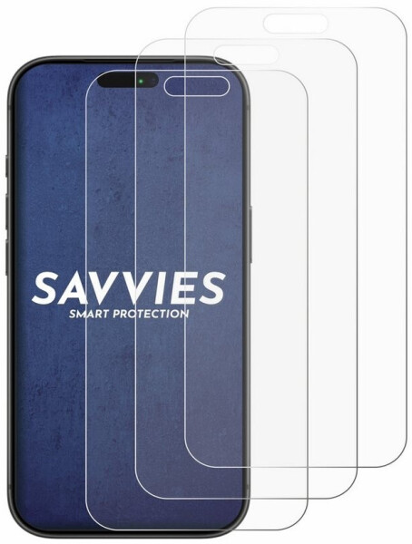 Savvies Displayschutzfolie Schutzfolie für Apple iPhone 17 Pro Max, 6 Stück, Displayschutz Schutz Folie Klar Transparent, Bild 2