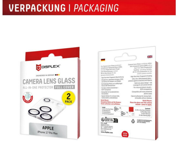 Displex CamGlass All-In-One iPhone 17 Pro Max, Bild 5