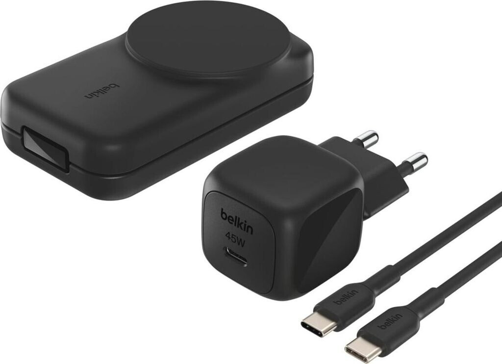 Caricatore Wireless Belkin UltraCharge Qi2 25W – Supporto Magnetico MagSafe, Raffreddamento ChillBoost, Cavo 2m, Per IPhone 17/16/15 E AirPods