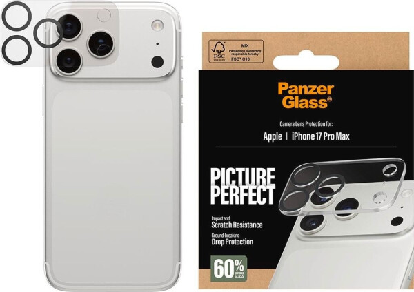PanzerGlass PicturePerfect Kameraschutz iPhone 17 Pro Max, Bild 3