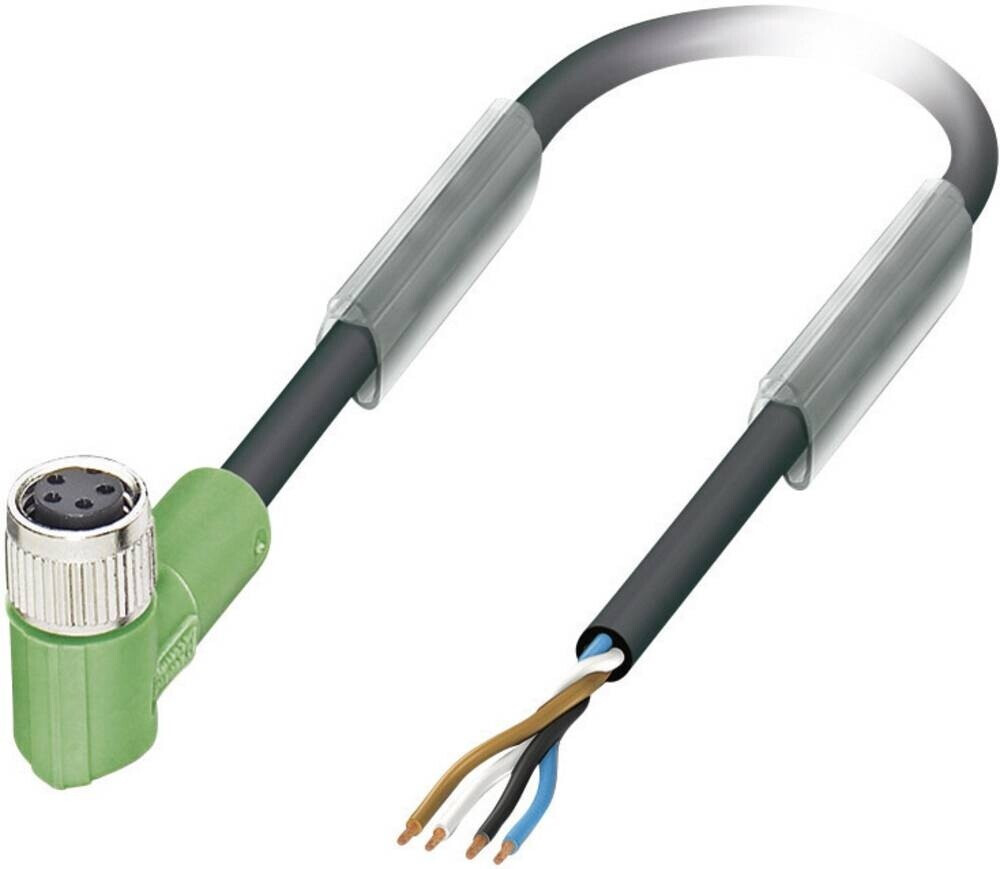 Phoenix Contact Contact Sensor-/Stellgliedkabel M8 (90°) Buchse offen 5.00m (SAC-4P- 5,0-PUR/M 8FR)