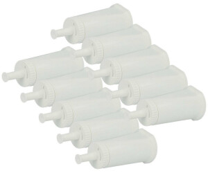 vhbw 10x Wasserfilter Filter kompatibel mit Sage Duo-Temp Pro SES810 Espressomaschine Weiß (182046132-6)