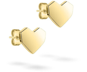 Liebeskind Berlin Orecchini A Cuore In Acciaio Inossidabile - Piccoli 1,1 Cm Con Chiusura A Incastro - Design Minimal E Senza Tempo - Regalo Per Lei