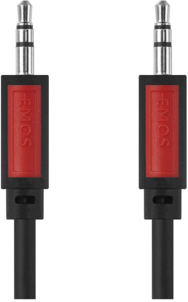EMOS SM5001 Klinkenkabel 3,5mm Stereo Stecker 3,5mm Stecker Länge 1,5m schwarz (2335050010)