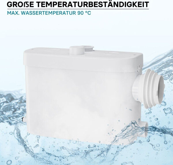 Wiltec Kleinhebeanlage mit Häcksler 450 W 7,5 m Förderhöhe (62139), Bild 4