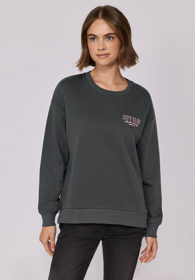 Street One Studio Felpa Loose Fit Leo Pullover Donna – Stampa Animal, Girocollo, Maniche Lunghe