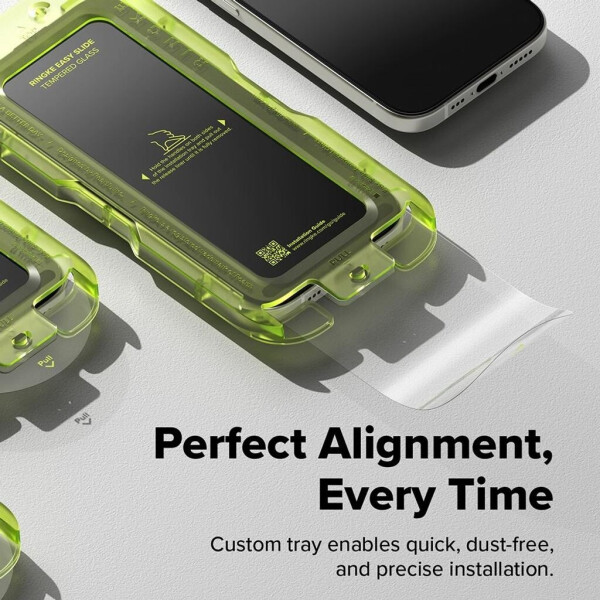 Ringke Gehärtetes Bildschirmglas mit Applikator für iPhone 17 Easy Slide 2 Stück, Bild 12