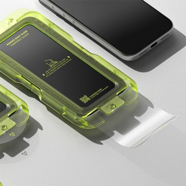 Ringke Gehärtetes Bildschirmglas mit Applikator für iPhone 17 Pro Easy Slide 2 Stück, Bild 4